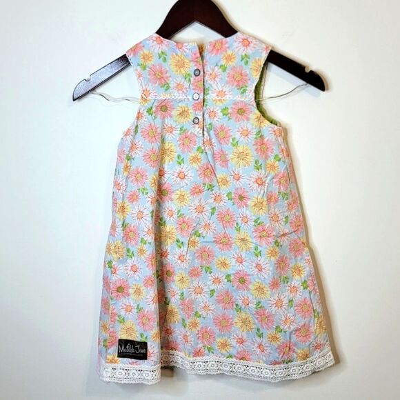 Matilda Jane Floral Daisy Charm Dress Lace Detail Size 6 - Picture 6 of 10